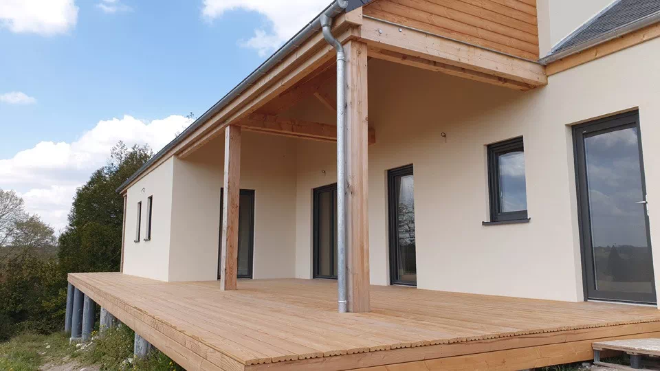 Réalisation de maison ossature bois par l