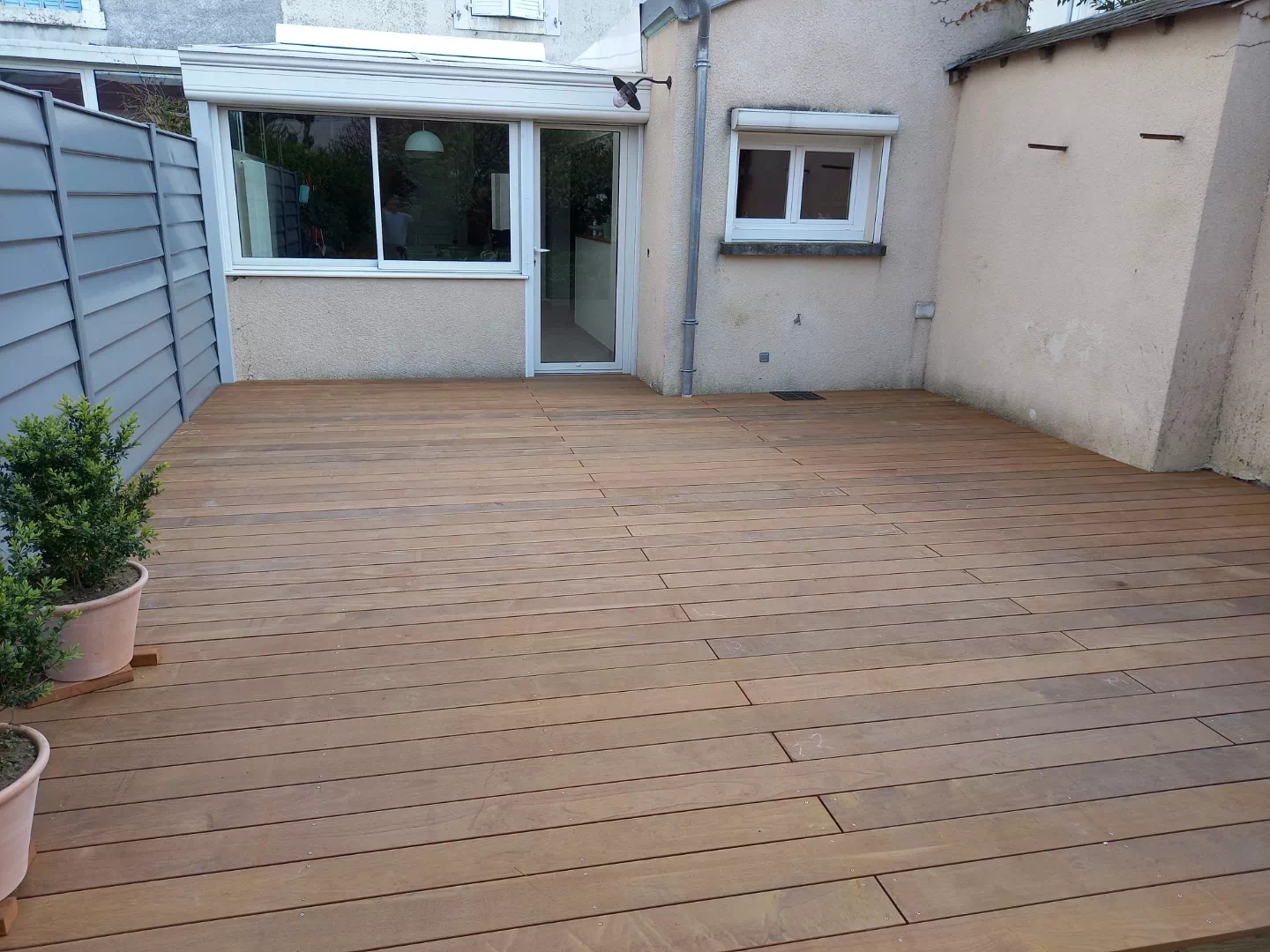 Réalisation de terrasses par l