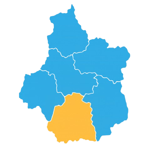Carte Centre Val de loire - Indre
