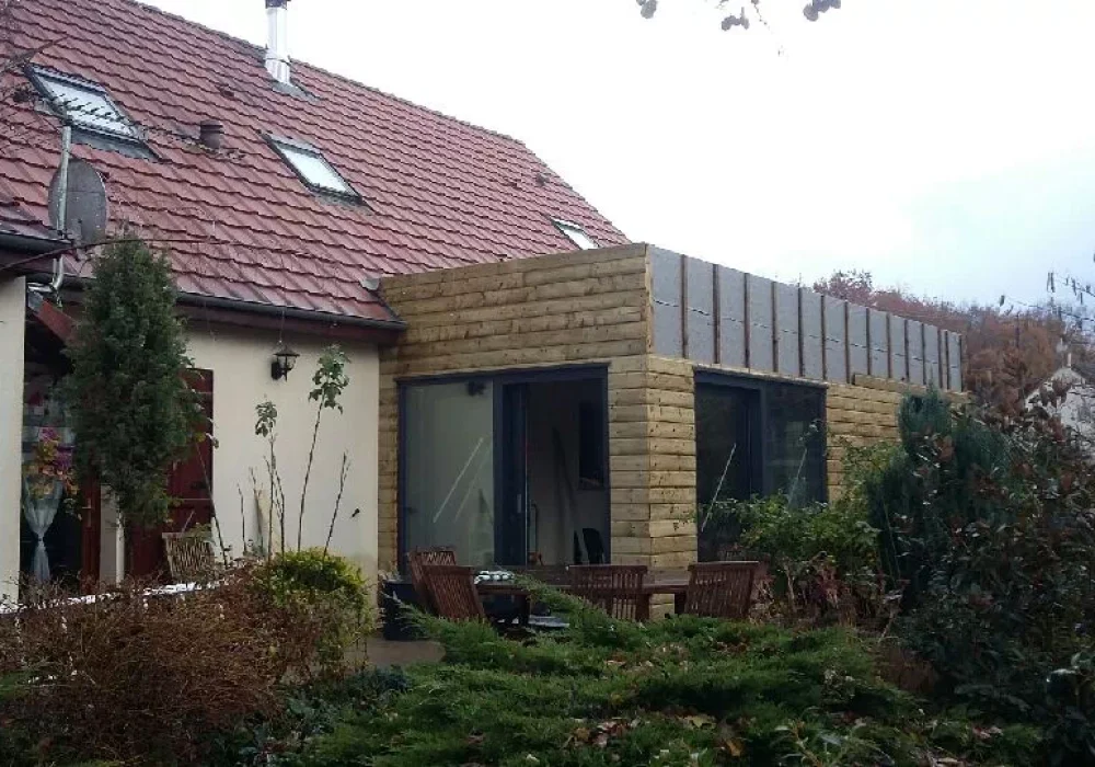 Réalisation de maison ossature bois par l'entreprise LEVOUX Pascal, menuisier à Châteauroux